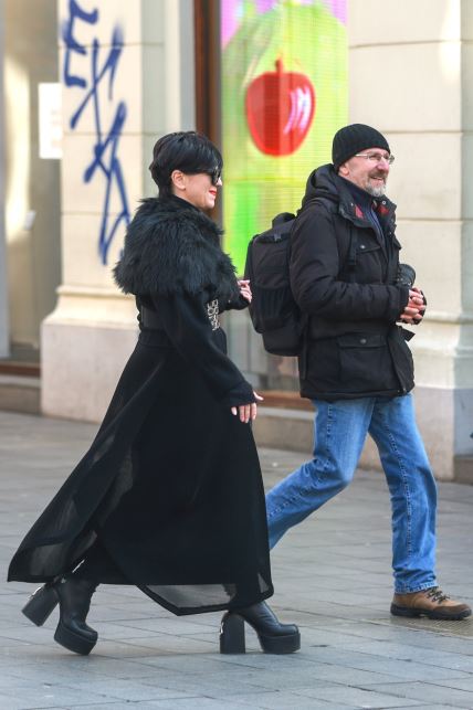 Mirela Holy i partner Siniša Bužan na zagrebačkoj špici