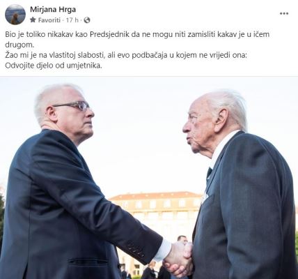 Mirjana Hrga o Ivi Josipoviću