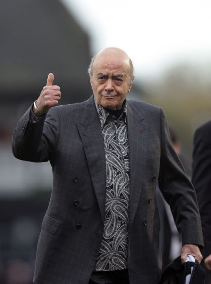 Mohamed Al-Fayed je otac pokojnog Dodija Fayeda