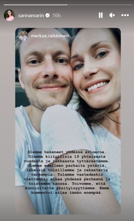 Sanna Marin i Markus Raikkonen otkrili da se razvode