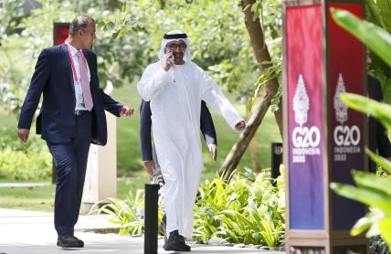 Šeik Abdullah bin Zayed Al Nahyan je ministar vanjskih poslova Ujedinjenih Arapskih Emirata