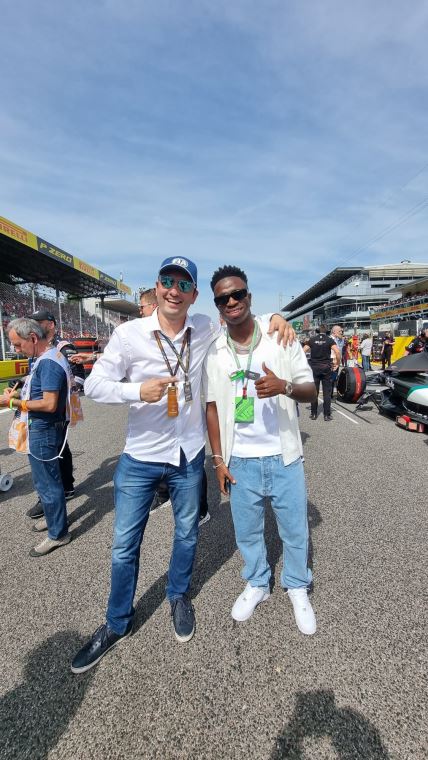 Davorin Štetner i Vinicius Junior u Monzi na utrci Formule 1