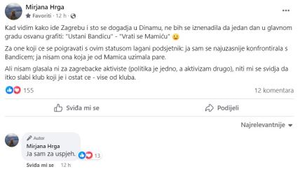 Mirjana Hrga o Zagrebu i Dinamu