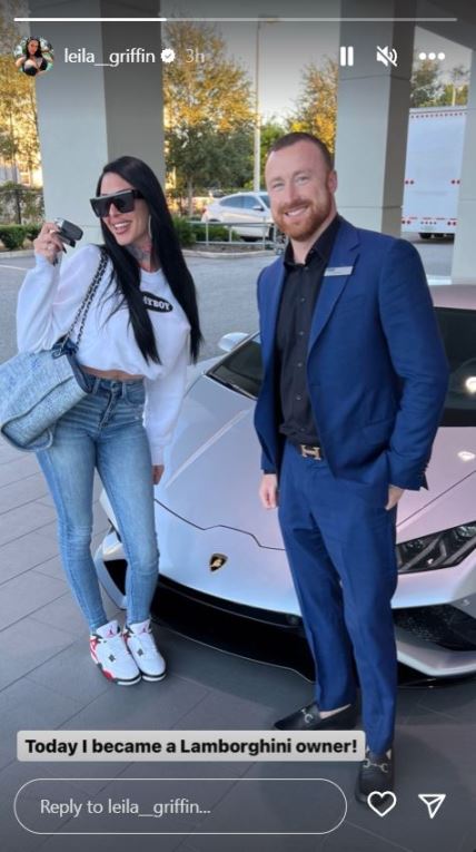 Leila Griffin postala vlasnica Lamborghinija