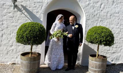 Anders Holch Povlsen i Anne Storm Pedersen na vjenčanju