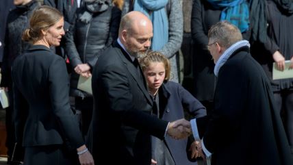 Anders Holch Povlsen na pogrebu svoje djece