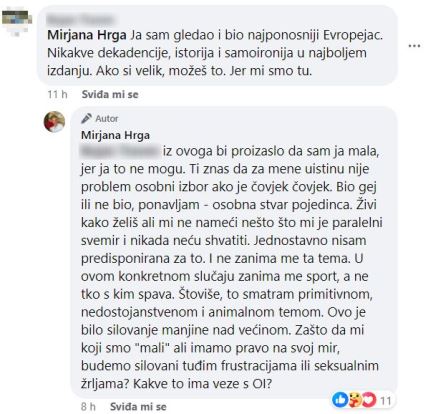 Mirjana Hrga odgovorila pratitelju