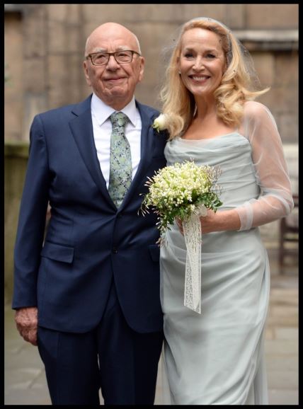 Rupert Murdoch i Jerry Hall vjenčali su se 2016.